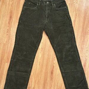 Men's Green Corduroy Pants